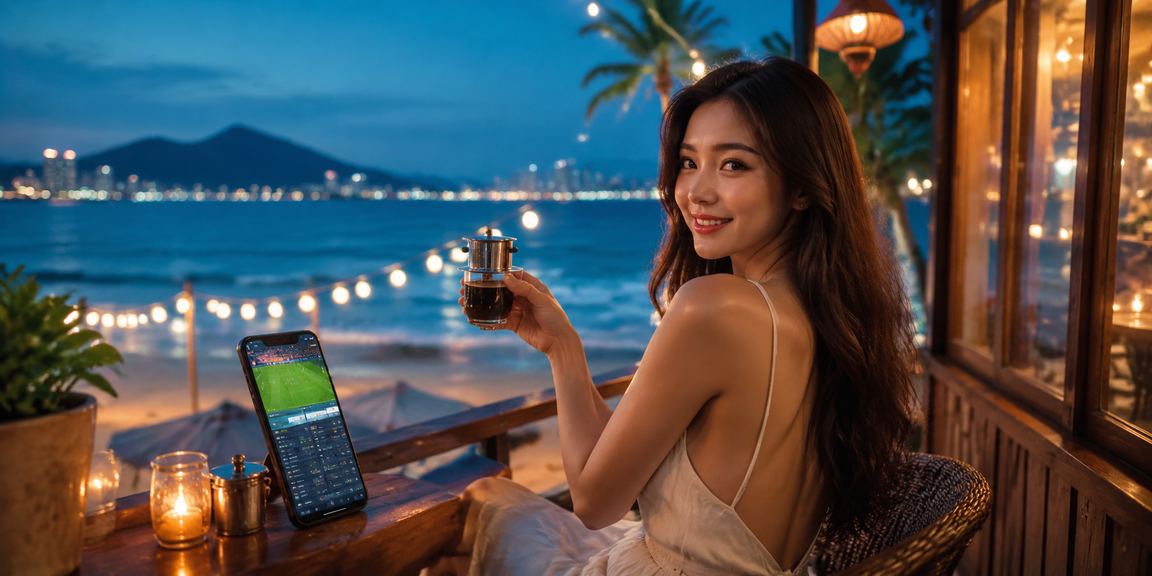 Người dùng Đà Nẵng theo dõi kết quả cá cược và kiểm tra giao dịch tại quán cà phê